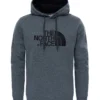 Trui The North Face Men Drew Peak Pullover Hoodie TNF Mid Grey TNF Black