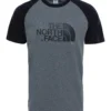 T-shirt The North Face Men Raglan Easy TNF Medium Grey Heather -The North Kleding Winkel 082 LO 37FV JBV 0