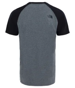 T-shirt The North Face Men Raglan Easy TNF Medium Grey Heather -The North Kleding Winkel 083 LO 37FV JBV 1