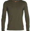 Longsleeve Icebreaker Men 200 Oasis LS Crewe Loden -The North Kleding Winkel 1 104365069 8