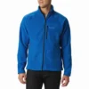 Vest Columbia Men Fast Trek II Full Zip Fleece Bright Indigo -The North Kleding Winkel 1 1420421 433 f preview download