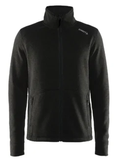 Vest Craft Men Noble Zip Jacket HK Fleece Black Platinum