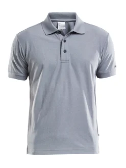 Polo Craft Classic Pique Men Grey Melange