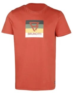 T-Shirt Brunotti Men Tim-Print Terra Cotta