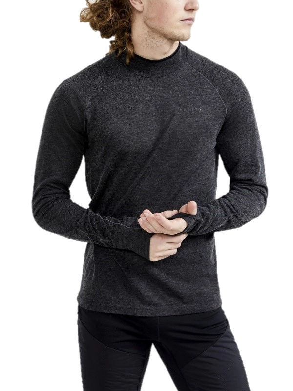 Trui Craft Men Adv SubZ Wools Ls Tee 2 Zwart 3 Trui Craft Men Adv SubZ Wools Ls Tee 2 Zwart