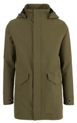 Regenjas AGU Men Urban Outdoor Long Parka Army Green