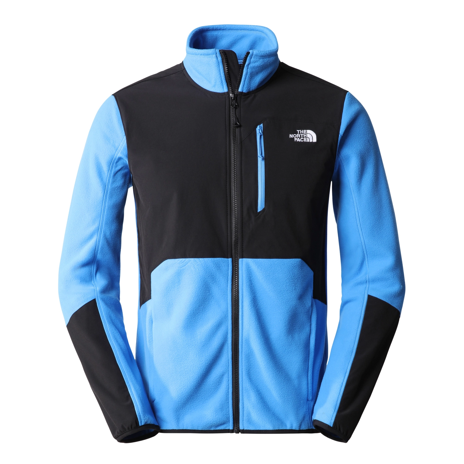 Vest The North Face Men Glacier Pro Full Zip Super Sonic Blue TNF Black 3 Vest The North Face Men Glacier Pro Full Zip Super Sonic Blue TNF Black