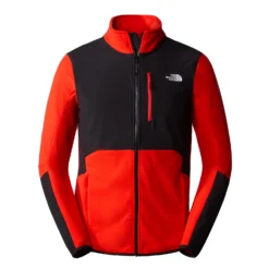 Vest The North Face Men Glacier Pro Full Zip Fiery Red TNF Black