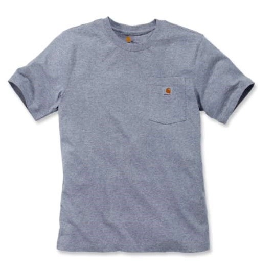 T-Shirt Carhartt Men Workwear Pocket S/S Heather Grey 3 T-Shirt Carhartt Men Workwear Pocket S/S Heather Grey