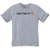 T-Shirt Carhartt Men Core Logo S/S Heather Grey