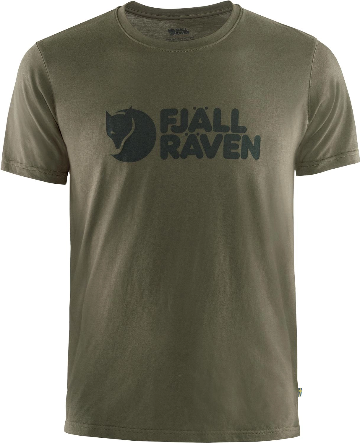 T-Shirt Fjallraven Men Logo Dark Olive 3 T-Shirt Fjallraven Men Logo Dark Olive