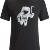 T-Shirt Black Diamond Men Ss Spaceshot Tee Black -The North Kleding Winkel 1 GY4V 015 BLAK M SS Spaceshot Tee Front