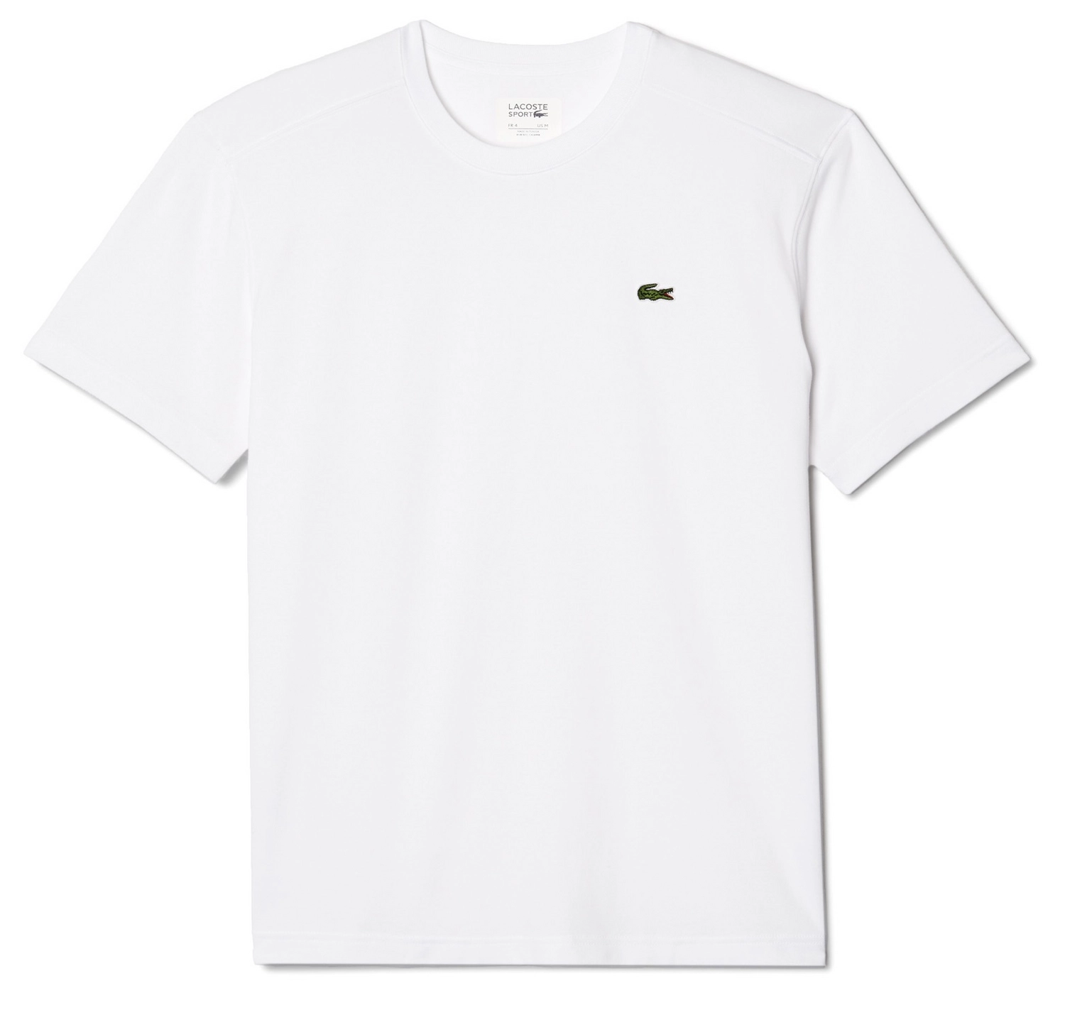 T-Shirt Lacoste Crew Neck White 3 T-Shirt Lacoste Crew Neck White