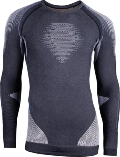 Ondershirt Uyn Men Evolutyon L/S Melange Anthracite Melange Nude Avio