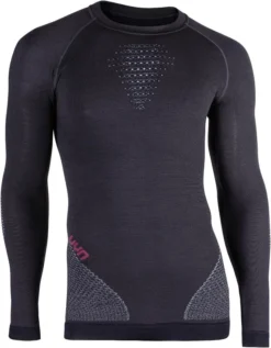 Ondershirt Uyn Men Fusyon L/S Caviar Beige Bordeaux