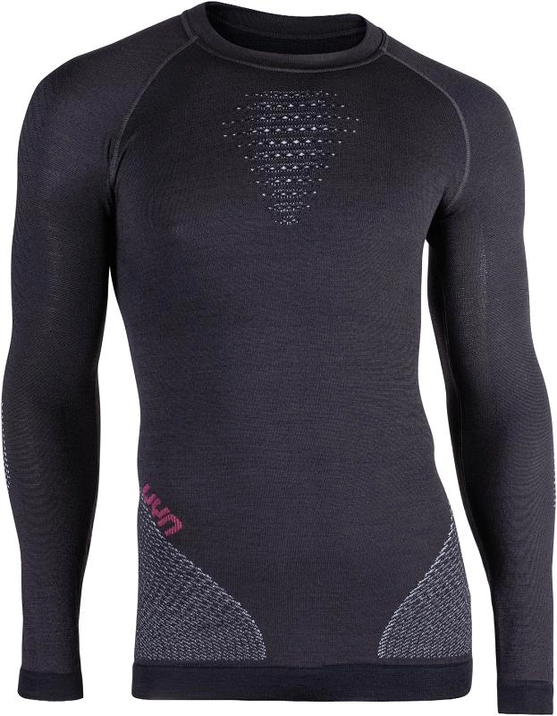 Ondershirt Uyn Men Fusyon L/S Caviar Beige Bordeaux 3 Ondershirt Uyn Men Fusyon L/S Caviar Beige Bordeaux