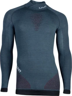 Ondershirt Uyn Men Fusyon L/S Turtleneck Orion Blue Bordeaux Pearl Grey
