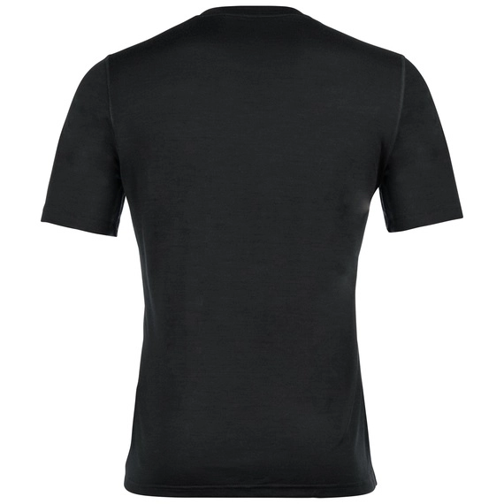 Ondershirt Odlo Men BL Top Crew Neck S/S Merino 200 Black Black 4 Ondershirt Odlo Men BL Top Crew Neck S/S Merino 200 Black Black - Afbeelding 2