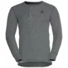 Ondershirt Odlo Men BL Top Crew Neck LS Active Warm Eco Odlo Steel Grey Melange -The North Kleding Winkel 159102 10183 1