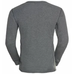 Ondershirt Odlo Men BL Top Crew Neck LS Active Warm Eco Odlo Steel Grey Melange -The North Kleding Winkel 159102 10183 2
