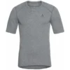 Ondershirt Odlo Men BL Top Crew Neck S/S Active Warm Eco Odlo Steel Grey Melange -The North Kleding Winkel 159112 10183 1