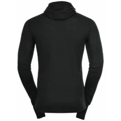 Ondershirt Odlo Men BL Top Facemask LS Active Warm Eco Black -The North Kleding Winkel 159142 15000 3