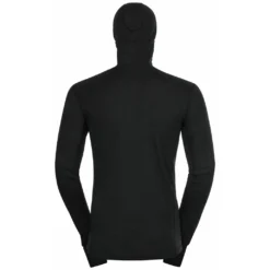 Ondershirt Odlo Men BL Top Facemask LS Active Warm Eco Black -The North Kleding Winkel 159142 15000 4