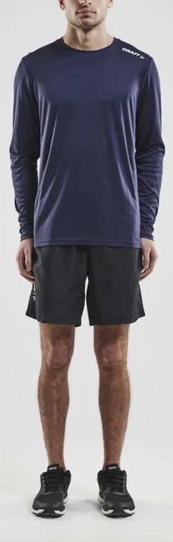Longsleeve Craft Men Rush LS Tee Navy -The North Kleding Winkel 1907364 390000 RUSH20LS20TEE C6