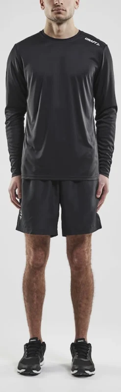 Longsleeve Craft Men Rush LS Tee Black -The North Kleding Winkel 1907364 999000 RUSH20LS20TEE C6