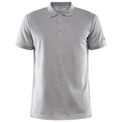 Polo Craft Men Core Unify Polo Shirt Grey Melange