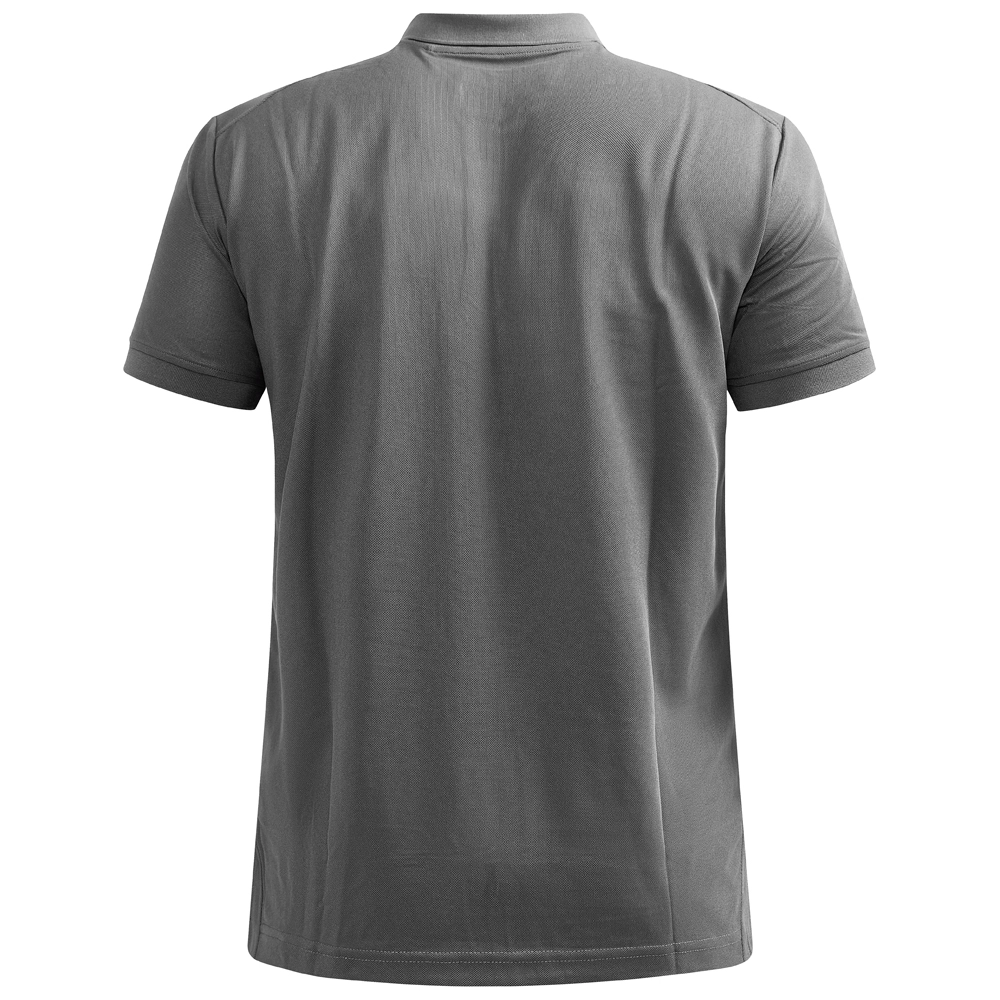 Polo Craft Men Core Unify Polo Shirt Dark Grey Melange 4 Polo Craft Men Core Unify Polo Shirt Dark Grey Melange - Afbeelding 2