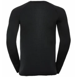 Ondershirt Odlo Men BL Top Crew Neck LS Performance Warm Eco Black New Odlo Graphite Grey -The North Kleding Winkel 196192 60212 2