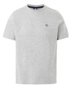 T-Shirt North Sails Men SS T-Shirt With Logo Grey Melange