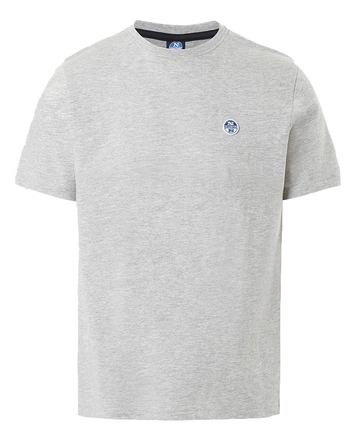 T-Shirt North Sails Men SS T-Shirt With Logo Grey Melange 3 T-Shirt North Sails Men SS T-Shirt With Logo Grey Melange