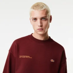 Trui Lacoste Men SH0089 Bordeaux -The North Kleding Winkel 2 SH0089 ZS1 20