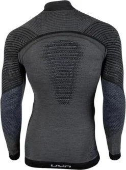 Ondershirt Uyn Men Fusyon L/S Turtleneck Grey York Avio White -The North Kleding Winkel 2 u100076 j014 back.png