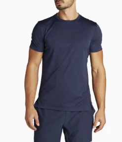 Bjorn Borg Sportshirt Björn Borg Men Performance Astor Tee Peacoat -The North Kleding Winkel 2011 1085 70011 full 1 12028129