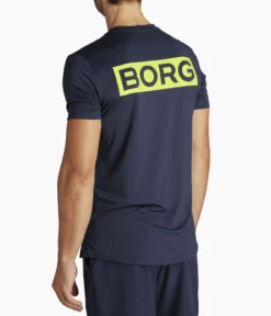 Bjorn Borg Sportshirt Björn Borg Men Performance Astor Tee Peacoat -The North Kleding Winkel 2011 1085 70011 full 2 12028129