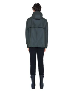 Regenjas Hunter Men Original Lightweight Rubberised Bomber Dark Olive -The North Kleding Winkel 20180801091809 MODEL AW18 ORG MRO4190WAP DOV 2