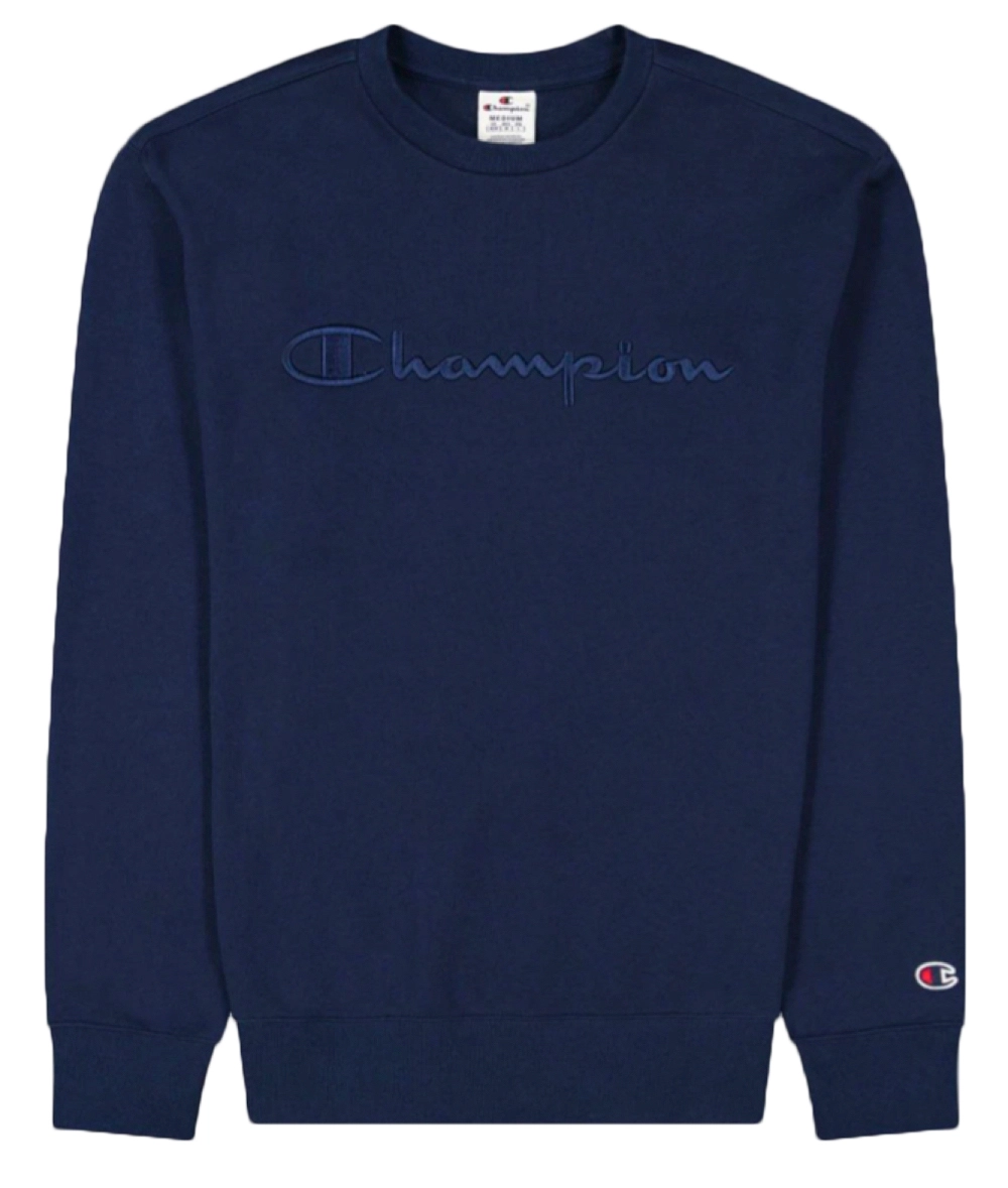 Trui Champion Men Embroidered Heavy Cotton Sweatshirt NVB 3 Trui Champion Men Embroidered Heavy Cotton Sweatshirt NVB