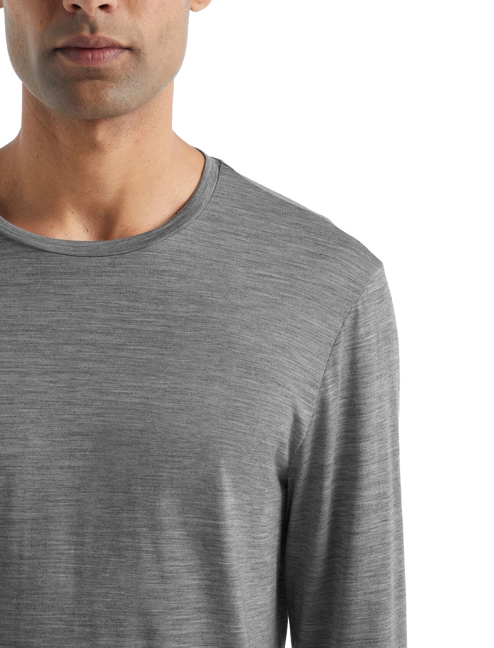 Longsleeve Icebreaker Men Sphere II LS Tee Metro Heather 5 Longsleeve Icebreaker Men Sphere II LS Tee Metro Heather - Afbeelding 3