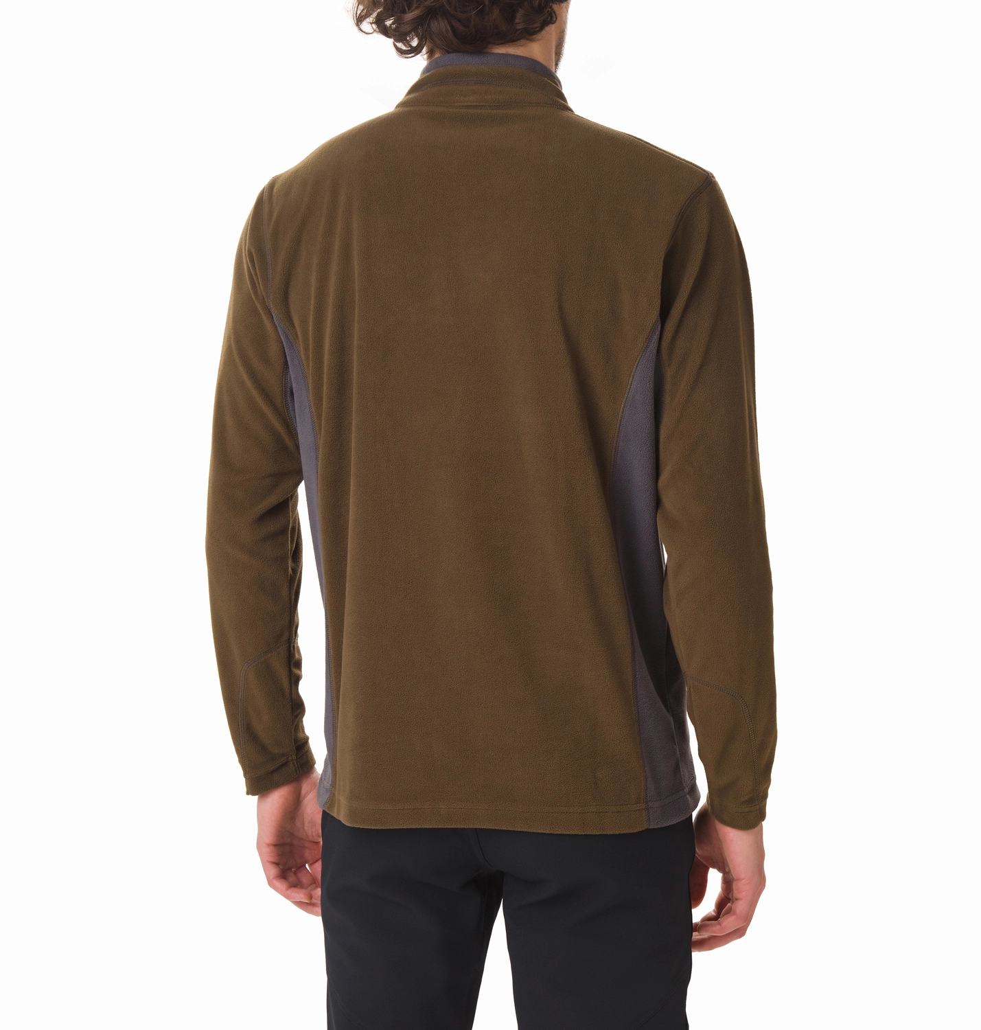 Trui Columbia Men Klamath Range II Half Zip Olive Green Shark 5 Trui Columbia Men Klamath Range II Half Zip Olive Green Shark - Afbeelding 3