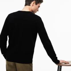 Trui Lacoste 1HA1 Sweater Crew Neck Noir Passion Farine -The North Kleding Winkel 3 AH0841 ASV 22