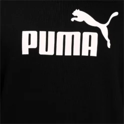 Trui Puma Men Essentials Big Logo Crew Black -The North Kleding Winkel 3 pumapum 586680 01detailview01