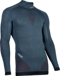 Ondershirt Uyn Men Fusyon L/S Turtleneck Orion Blue Bordeaux Pearl Grey -The North Kleding Winkel 3 u100076 a840 side