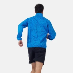 Hardloopjack Odlo Men Essential Light Print Indigo Bunting -The North Kleding Winkel 313742 20865 3