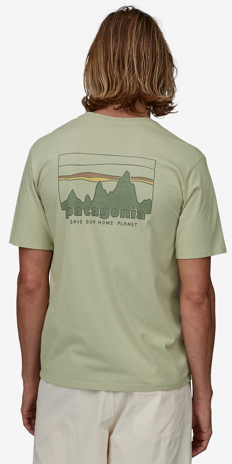 T-Shirt Patagonia Men 73 Skyline Organic Salvia Green 4 T-Shirt Patagonia Men 73 Skyline Organic Salvia Green - Afbeelding 2