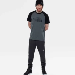 T-shirt The North Face Men Raglan Easy TNF Medium Grey Heather -The North Kleding Winkel 37FV JBV alt1