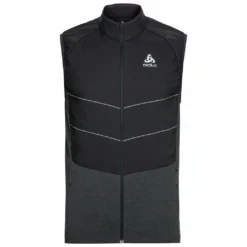 Hardloopvest Odlo Men Vest Run Easy S-Thermic Black