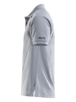 Polo Craft Classic Pique Men Grey Melange -The North Kleding Winkel 4 192466 1950 craft classic pique L org